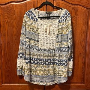 Style & Co Boho Top